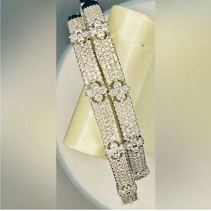 Silver Bracelet with Intricate Design